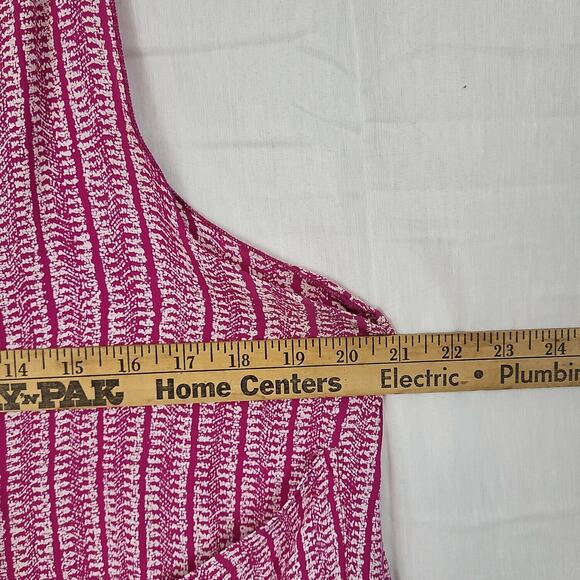 Otis & Maclain Womens Pink Sleeveless Scoop Neck Front Pocket Tank Top Sz Small - Picture 6 of 7